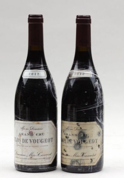 null 2 bout CLOS DE VOUGEOT MEO CAMUZET 2012 (ETIQ TACHEES)