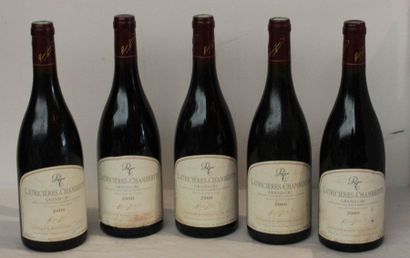 null 5 end LATRICIERES CHAMBERTIN TRAPET 2000 TB (etiq leg stained, 2 stained)
