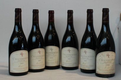 null 6 end CHAMBERTIN TRAPET 5/2005 (very lightly stained), 1/2000