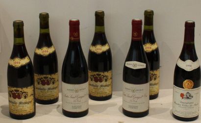 null 7 bout 4 bts CHAMBOLLE MUSIGNY 1999 Michel Jenniard (sans caps), 2 bts BNUITS...