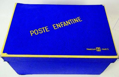 null -«POSTE ENFANTINE» boîte en cartonnage contenant tous les accessoires pour jouer...