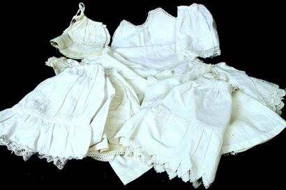 -Large group of antique underrwears for babies...