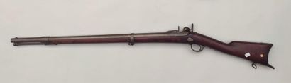 null CARABINE des Chasseurs d'Orléans model 1842, barrel dated "1844", iron fittings,...