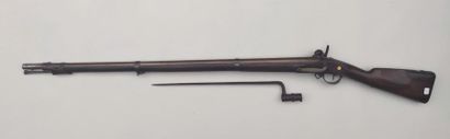 null Fusil d'infanterie modèle 1822 T bis, canon daté "1829", platine numérotée "63",...