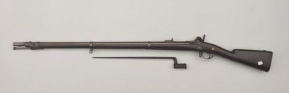 null Infantry snuffbox rifle model 1867, lock engraved "M Imp de Mutzig", iron trim....