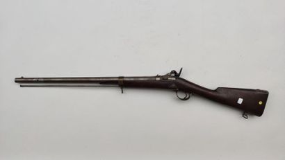 null Infantry rifle with snuffbox model 1867 modified for hunting (barrel and was...