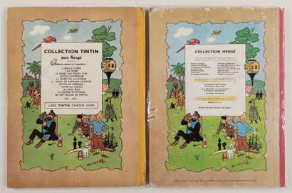 null HERGE Editions CASTERMAN
Lot de bandes dessinées Les Aventures de Tintin 
Les...