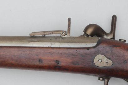 null CARABINE des Chasseurs d'Orléans model 1842, barrel dated "1844", iron fittings,...