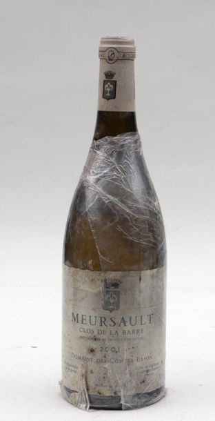 null 1 end MEURSAULT CLOS DE LA BARRE COMTE LAFON 2001 (ETIQ SALE)