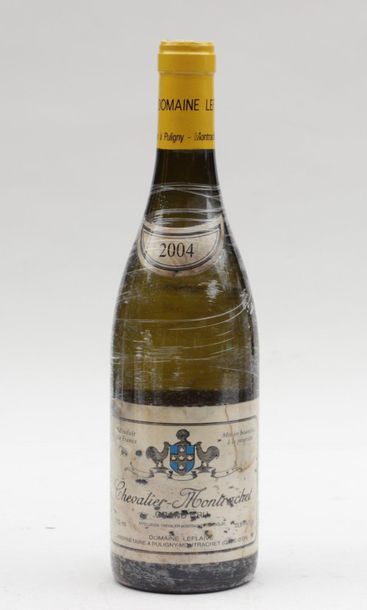 null 1 bout CHEVALIER MONTRACHET DOMAINE LEFLAIVE 2004 (ETIQ SALE)