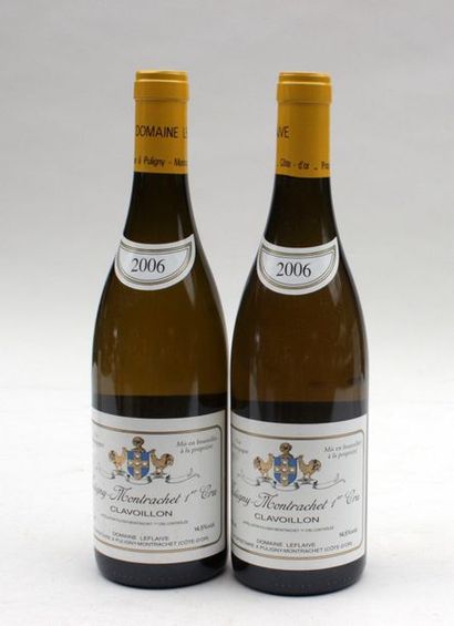 null 2 bout PULIGNY MONTRACHET CLAVOILLON DOMAINE LEFLAIVE 2006