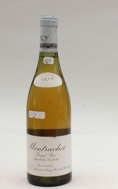 null 1 bout MONTRACHET GD CRU LEROY NEGOCE 1978