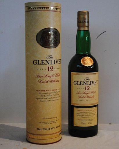 null 1 bout WHISKY GLENVILET 12 ANS D'AGE 