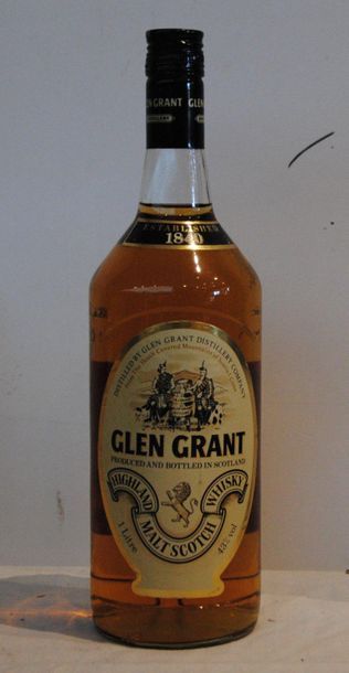 null 1 bout WHISKY GLEN GRANT 43° 100CL