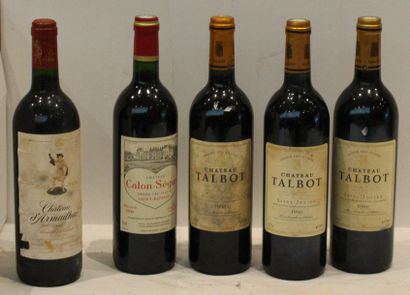 null 5 bout 1 CHT ARMAILLAC 1998, 2 CHT TALBOT 1996, 1 CHT TALBOT 1998, 1 CHT CALON...
