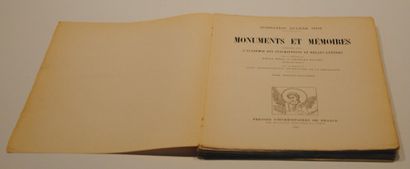 null Fondation Eugène Piot, Monuments et Mémoires, tome 39, Paris 1943