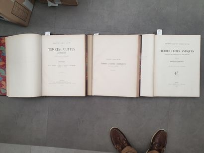 null Collection Camille Lécuyer, Terres cuites antiques, 3 vol. Paris 1882.