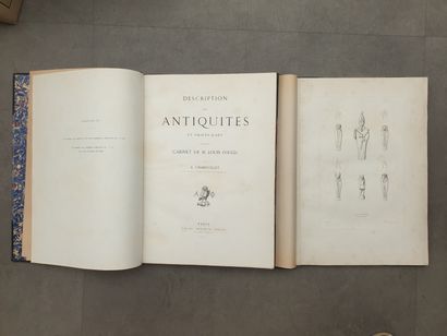 null A Chabouillet, Description des Antiquités et objets d'art composant le cabinet...