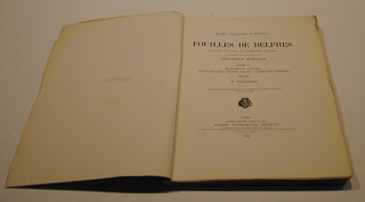 null Théophile Homolle, Fouilles de Delphes, Tome V, Monuments figurés, petits bronzes,...