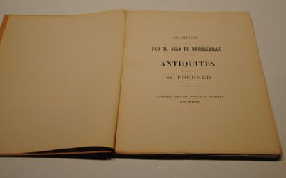 null W. Frohner, Collection de Feu M. Joly de Bammeville, Antiquités.