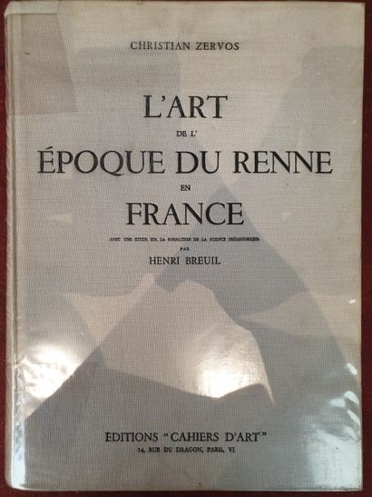 null C. Zervos, L'art de l'époque du renne en France. Cahiers d'Art.
C. Zervos, Naissance...