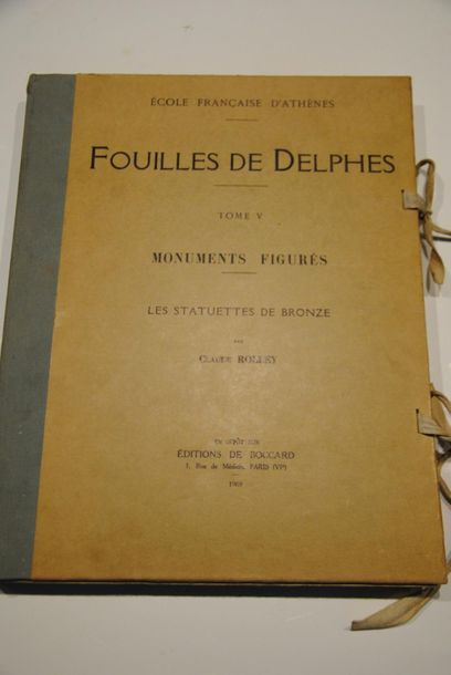 null Claude Rolley, Fouilles de Delphes, tome V, Les monuments figurés, Les statuettes...