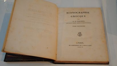 null FQ. VISCONTI 
Iconographie Grecque volume 1-2-3
Iconographie Romaine volume...
