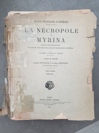 null Pottier et Reinach, La Nécropole de Myrina, T.1 texte, Paris 1888.