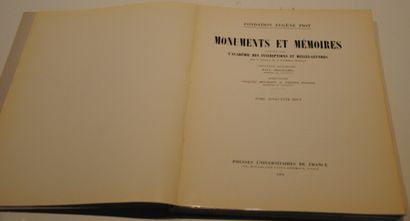 null Fondation Eugène Piot, Monuments et Mémoires, tome 59, Paris.