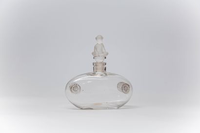  Dubarry - "Garden of Karma" - (1920s) 
Rare moulded colourless pressed glass bottle...
