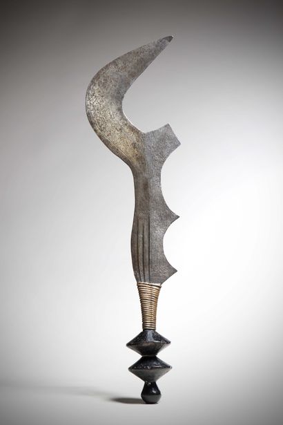 null MONGO (Congo D.R.C.)

FALSE WEAPON with wrought iron blade, engraved and wooden...