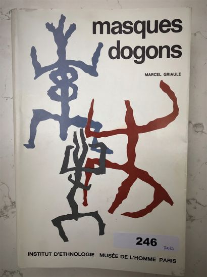null Masques Dogon Marcel Griaule , Musée de l'Homme édition 1983