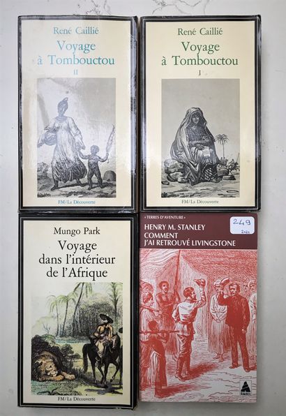 null Four books: Comment j'ai retroiuvé Livinstone M. Stanley; Voyage à Tombouctou...