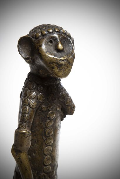 null TIV / WERE (Nigeria)

Rare Lost Wax Bronze STATUS whose arms slightly bent towards...
