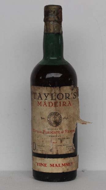 null 1 bout MADEIRA TAYLOR'S FINE MALMSEY TRES VIEILLE