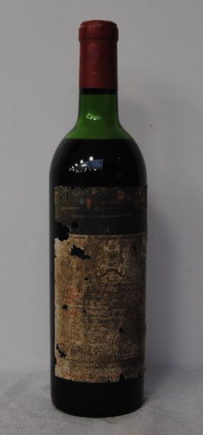 null 1 bottle CHT MOUTON ROTHSCHILD 1971 (deminép. EA)