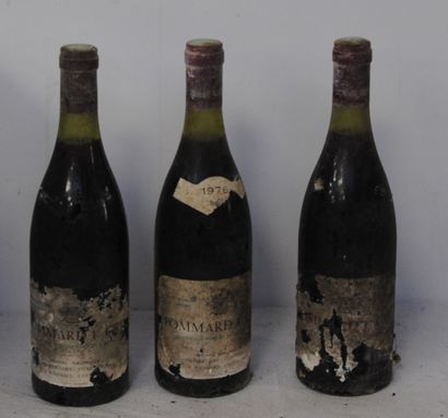 3 bottles POMMARD 1ER CRU MICHEL GAUNOUX...