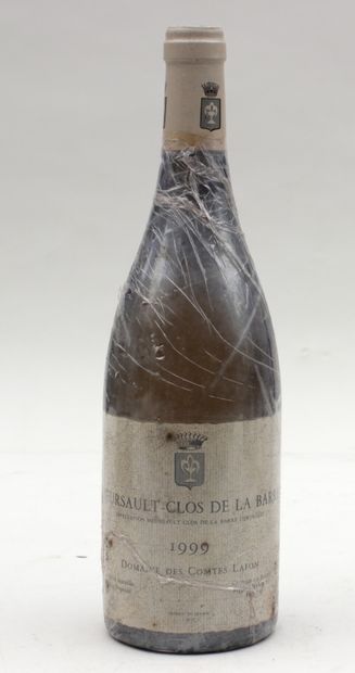 null 1 bottle MEURSAULT CLOS DE LA BARRE COMTE LAFON 1999 (ETIQ FANEE)