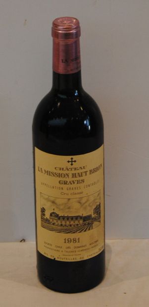 null 1 bout CHT LA MISSION HAUT BRION 1981