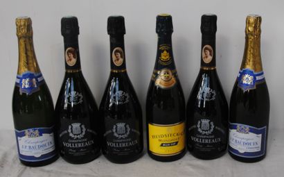 null 6 bout 3 CHAMPAGNE VOLLEREAUX, 1 HEIDSIECK, 2 BEAUDOIN