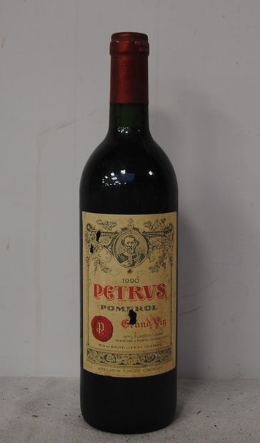 null 1 bout CHT PETRUS 1990 EXC (ETIQ PASSEE)