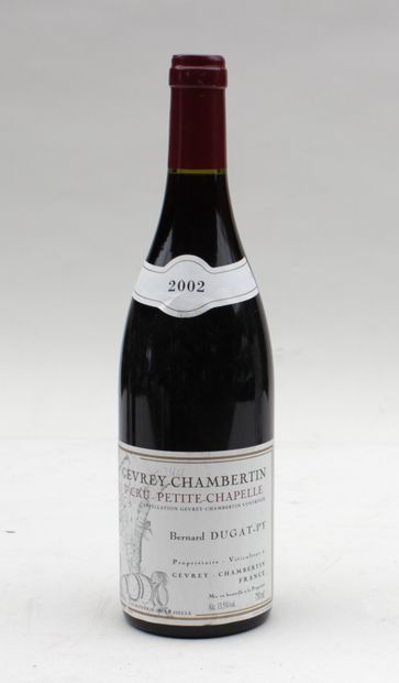 null 1 bottle GEVREY CHAMBERTIN 1ER CRU PETITE CHAPELLE DUGAT PY 2002