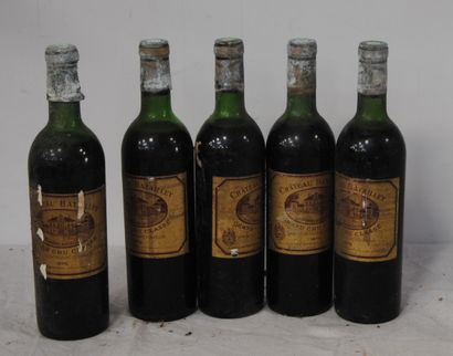 5 bout CHT BATAILLEY PAUILLAC 1970 (early...