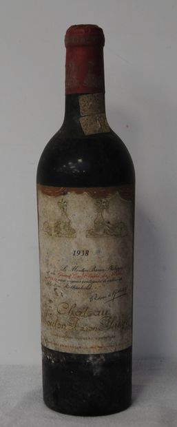  1 bout CHT MOUTON BARON PHILIPPE 1938 (ntlb)