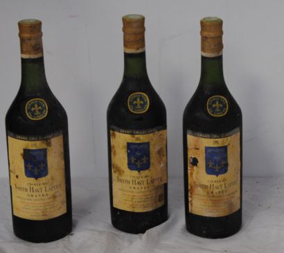 3 bout CHT SMITH HAUT LAFITE 1975 VG (dirty...