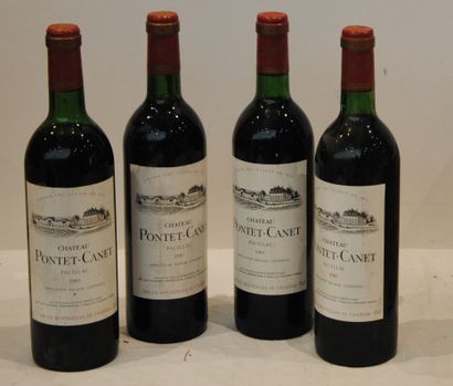 4 bout CHT PONTET CANET 1983