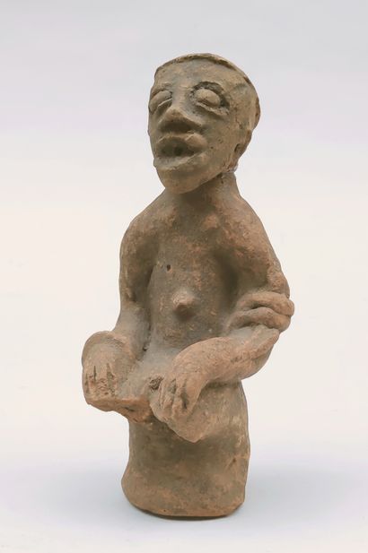 null 
Komaland terracotta STATUS with head brought back, North Ghana Height: 21 cm
Expert...
