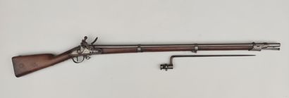 
Fusil d’infanterie à silex type An IX, utilisé...