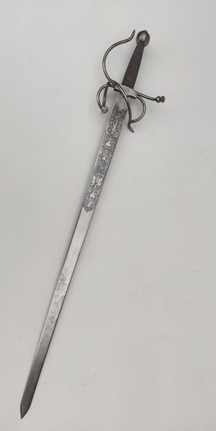 null 
Decorative EPEE, the blade engraved in the third on both sides of characters,...