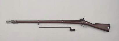 null 
Rifle of grenadier of the Imperial Guard model1854, barrel dated "1855", lock...